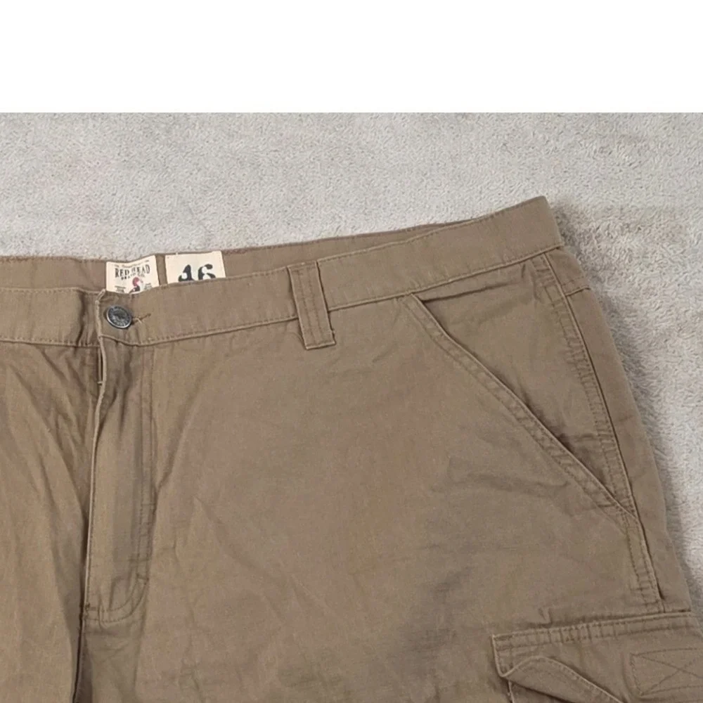 Red Head Brand Co Cargo Shorts Ripstop Men's Size 46 Brown New With Tags